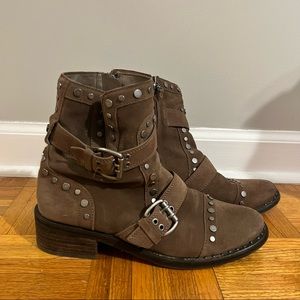Sam Edelman studded suede ankle boots sz 11